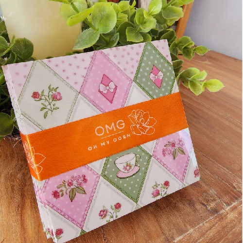 Vintage Tea Time Print Coasters Set